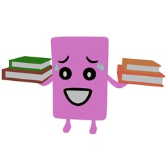Cartoon Style Eraser-3D Illustration