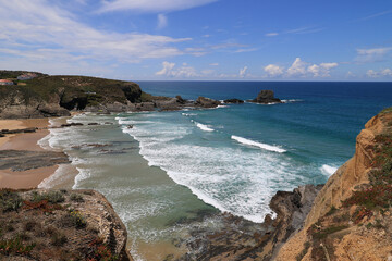 Bay in the Algarve near Zambujeira do Mar, Portugal