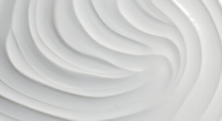 Abstract White Textured Swirl Design with Soft Lighting