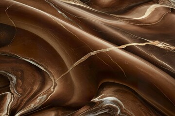 A photo of a smooth brown marble texture