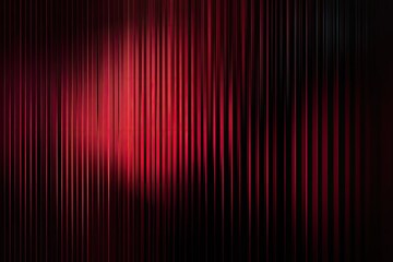 Dark red curtains with vertical lines, blurred focus
