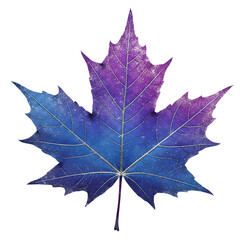 Experience the magic of a cosmic maple leaf. This stunning piece blends vibrant colors with a galactic gradient, perfect for adding a touch of wonder to your designs. Ideal for fall, creative projects