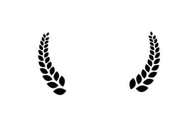 Laurel Wreath Single Vector Illustration