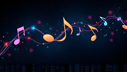 abstract music background