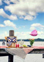 picnic in the beach