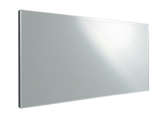 Brushed metal panel isolated on transparent background