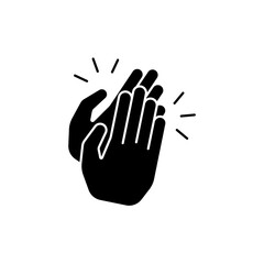 Icon a applause, isolated against a clean background.