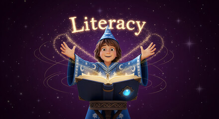 Magical Wizard Character Brings Literacy to Life, Igniting the Imagination for Learning