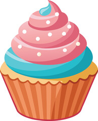 Cupcake with frosting