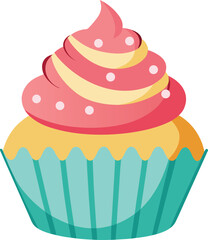 Cupcake with frosting