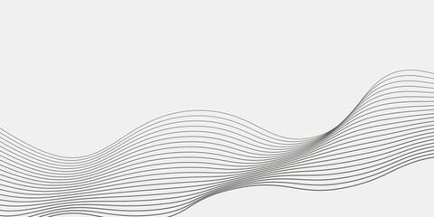 Abstract circle lines on light blue background. Geometric stripe line art design for poster, brochure, cover, website, header, web banner, presentation.