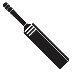 Fototapeta premium sport, silhouette, bat, graphic, cricket, white, design, equipment, icon, game, black, clean, vector, illustration, symbol, simple, isolated, recreation, shape, activity, object, outline, tool, compet