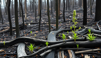 bicycle in the forest
