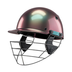 Fototapeta premium Cricket Helmet: Protective Gear for Wicket-Keeper and Batsman