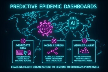 Predictive Epidemic Tracking Dashboard with Data Visualization for Health Monitoring