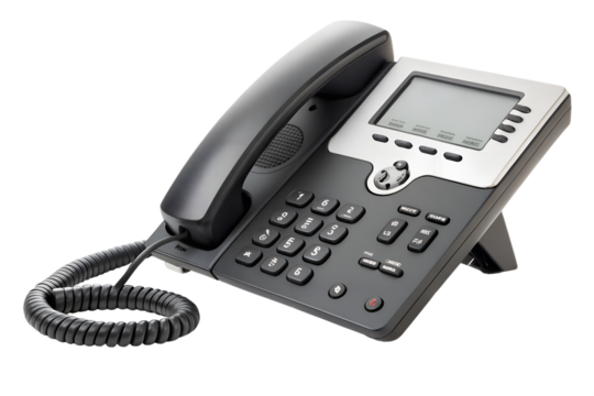 Modern Black Office Desk Telephone
