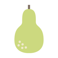 洋梨のベクターイラスト：秋の味覚・果物 - Pear Vector Illustration: Autumn Taste and Fruit