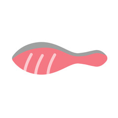 鮭の切り身のベクターイラスト：秋の味覚・魚 - Salmon Fillet Vector Illustration: Autumn Taste and Fish