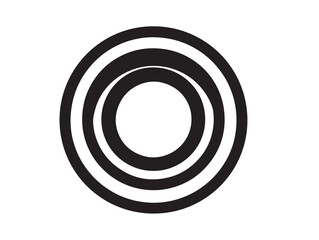 Sleek Prime Lens Vector Illustration in Minimalist Style