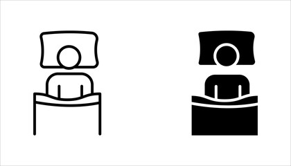 sick icon set, Disease, sickness, linear style icons set. vector illustration on white background	
