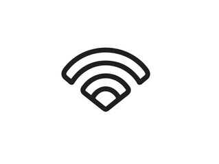 Advanced Mesh Wi Fi System Icon in Clean Minimal Vector