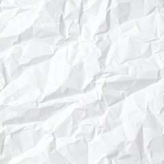 Obraz premium Clean and Bright White Crumpled Paper Texture for Background and Design
