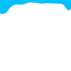 Light Blue Wave Border