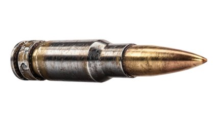 Explore the raw power and intricate detail of this single golden bullet, a symbol of strength, precision, and the cutting edge of defense technology