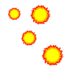 Fireball-Meteorite Decoration