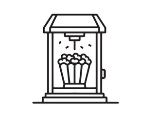 Portable ECG Monitor Icon in Modern Minimal Vector Illustration