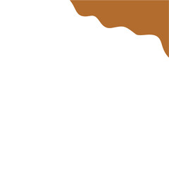 Chocolate Blob Border