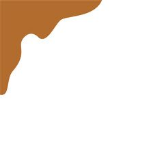 Chocolate Blob Border