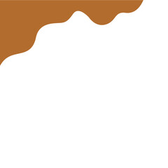 Chocolate Blob Border