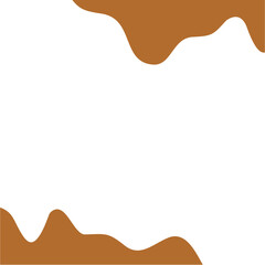 Chocolate Blob Border