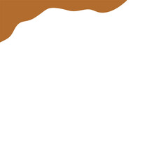 Chocolate Blob Border