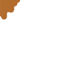 Chocolate Blob Border