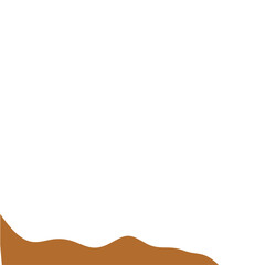 Chocolate Blob Border