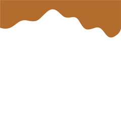 Chocolate Blob Border