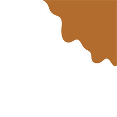 Chocolate Blob Border