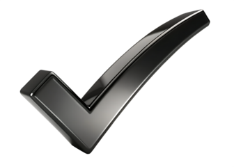 Shiny Check Mark Symbol Isolated on Background tick correct isolated on a transparent background