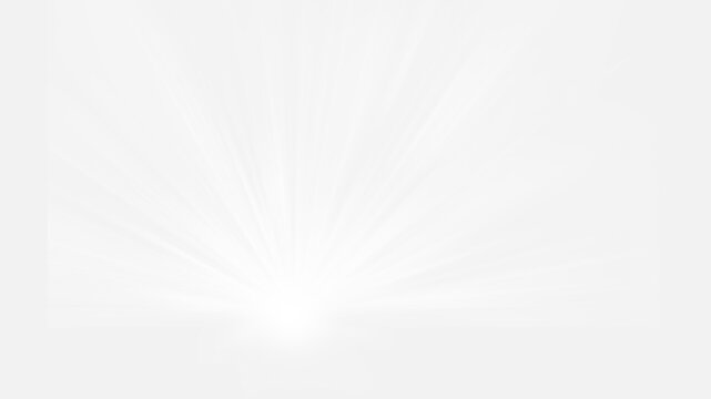 Bright light bursts radiating outwards. A mesmerizing display of light, perfect for creating a sense of awe and wonder, transparent background