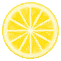 Sliced Lemon Illustration
