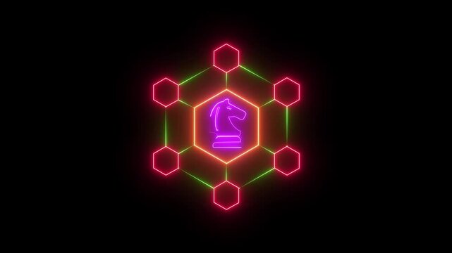 Strategic Planning concept is a process where organizations define their future vision, goals, and objectives, and outline how to achieve them. Strategy alignment icon on 4k background.