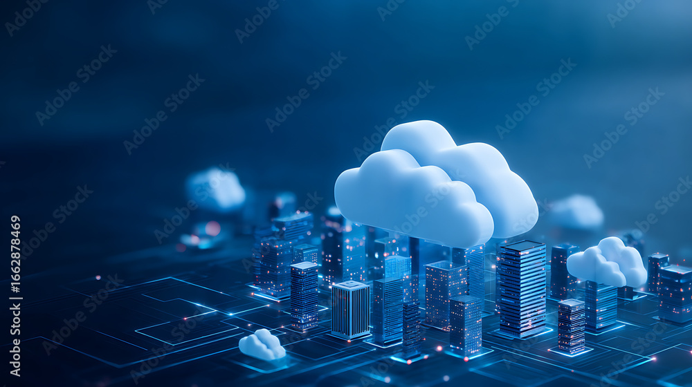 Aufkleber innovative edge cloud computing solutions revolutionizing digital interaction tech lab infographic m