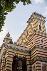Georgian National Opera and Ballet Theater of Tbilisi Neo-Moorish style buildin on Rustaveli Avenue...