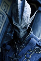 Alien Leader With Sharp Features Generative AI