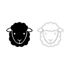 Farm Animal Vector Set – Silhouette and Outline Mix. Mixed Style Farm Animal Icons Collection. Livestock Animal Bundle – Outline and Black Silhouette. Farm Animal Vector Icons Pack.