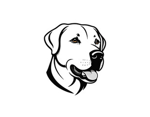 Labrador Retriever dog digital Art, Intricate Powerful and Ready for Print or Web, Sharp Details. Strong Identity. Timeless Design, Symbolize Strength, Courage 