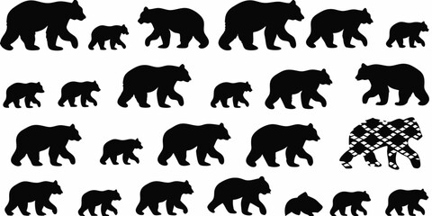 animals silhouettes vector