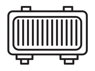 Voltage Stabilizer Clean Vector Line Art Icon